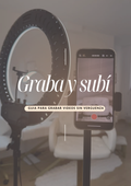 Graba y subí